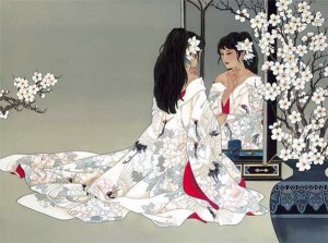 Japonaise miroir